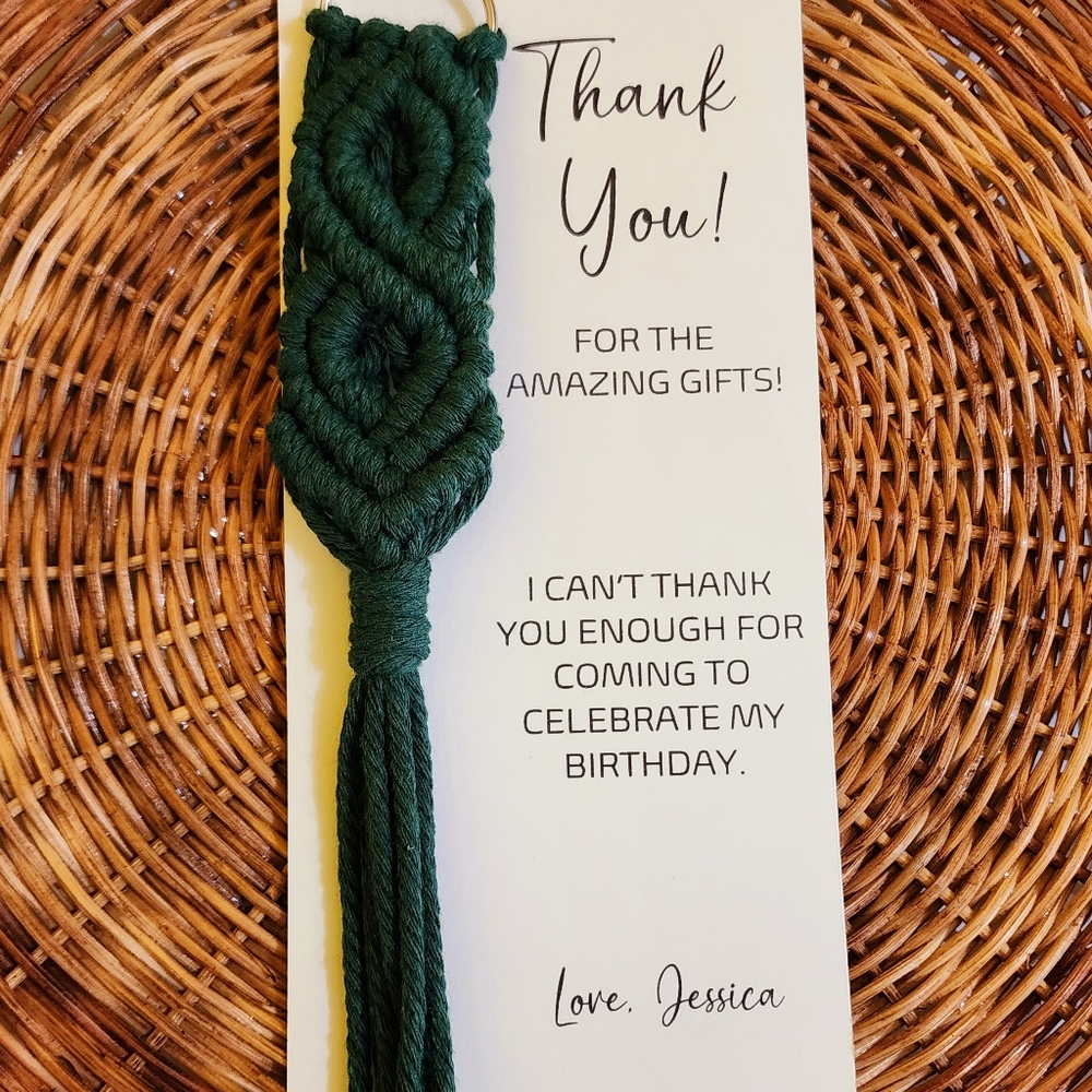 Handmade Macrame Keychains - Picture 5 of 7